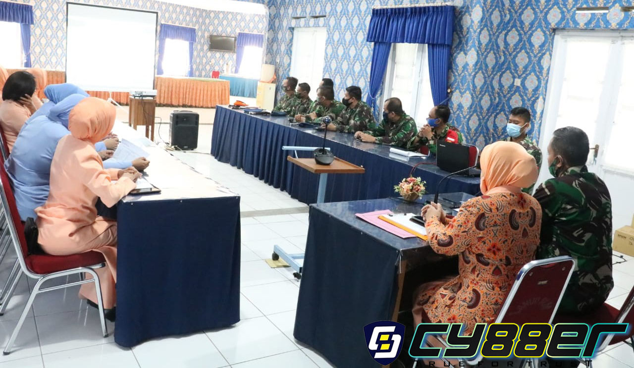 Yasarini Lanud Sulaiman Ikuti Vidcon Rapat Kerja Pendidikan dengan KSAU dan Waketum Yasarini 